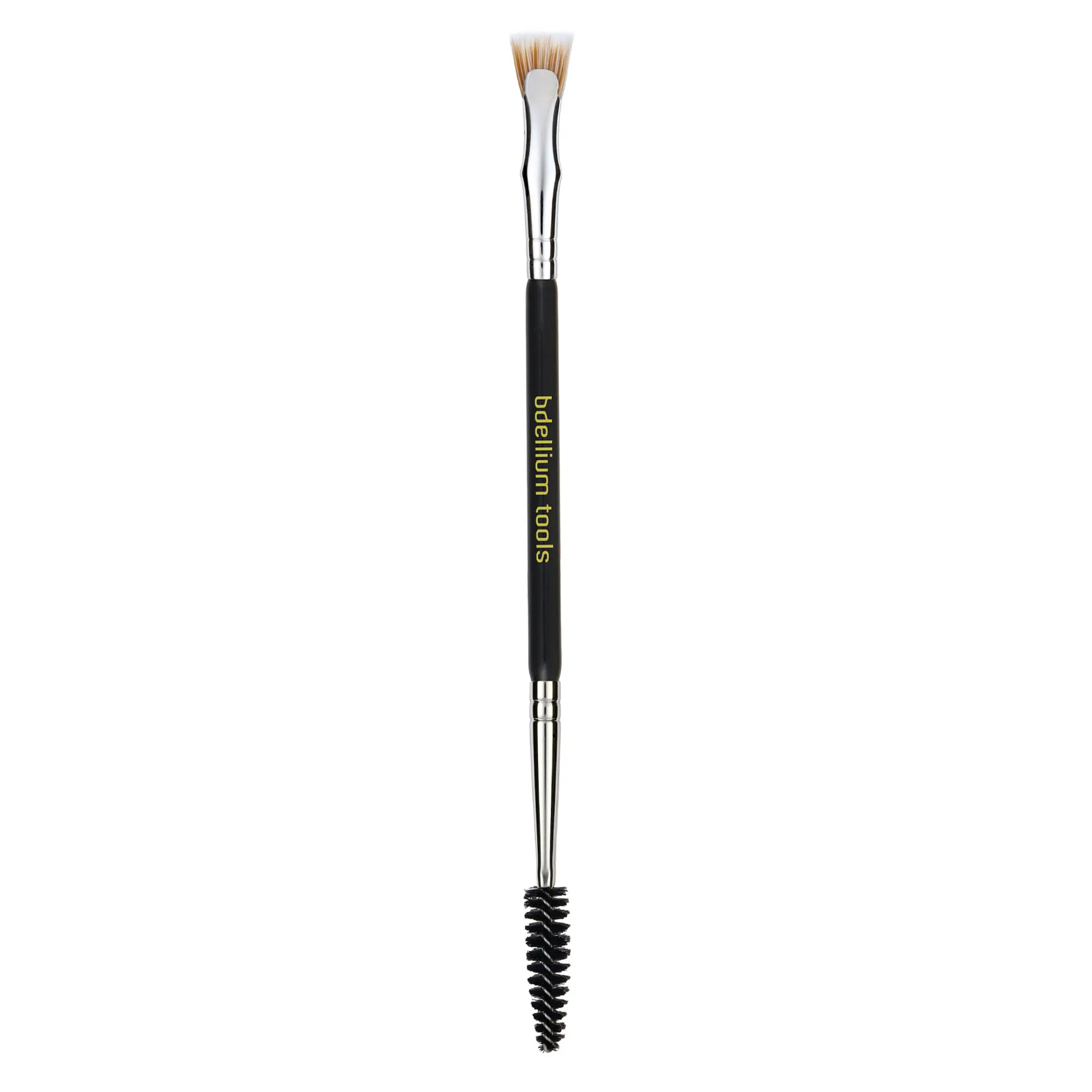 Bdellium Tools Professional Makeup Brush Maestro 728 Double-ended Bent Lash Fan / Spoolie
