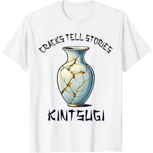 Kintsugi Kintsukuroi Imperfect Japanese Art Motivational T-Shirt