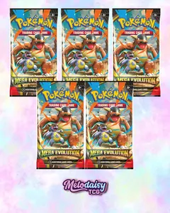 (5) Mega Evolution Booster Pack - ME01: Mega Evolution (MEG)
