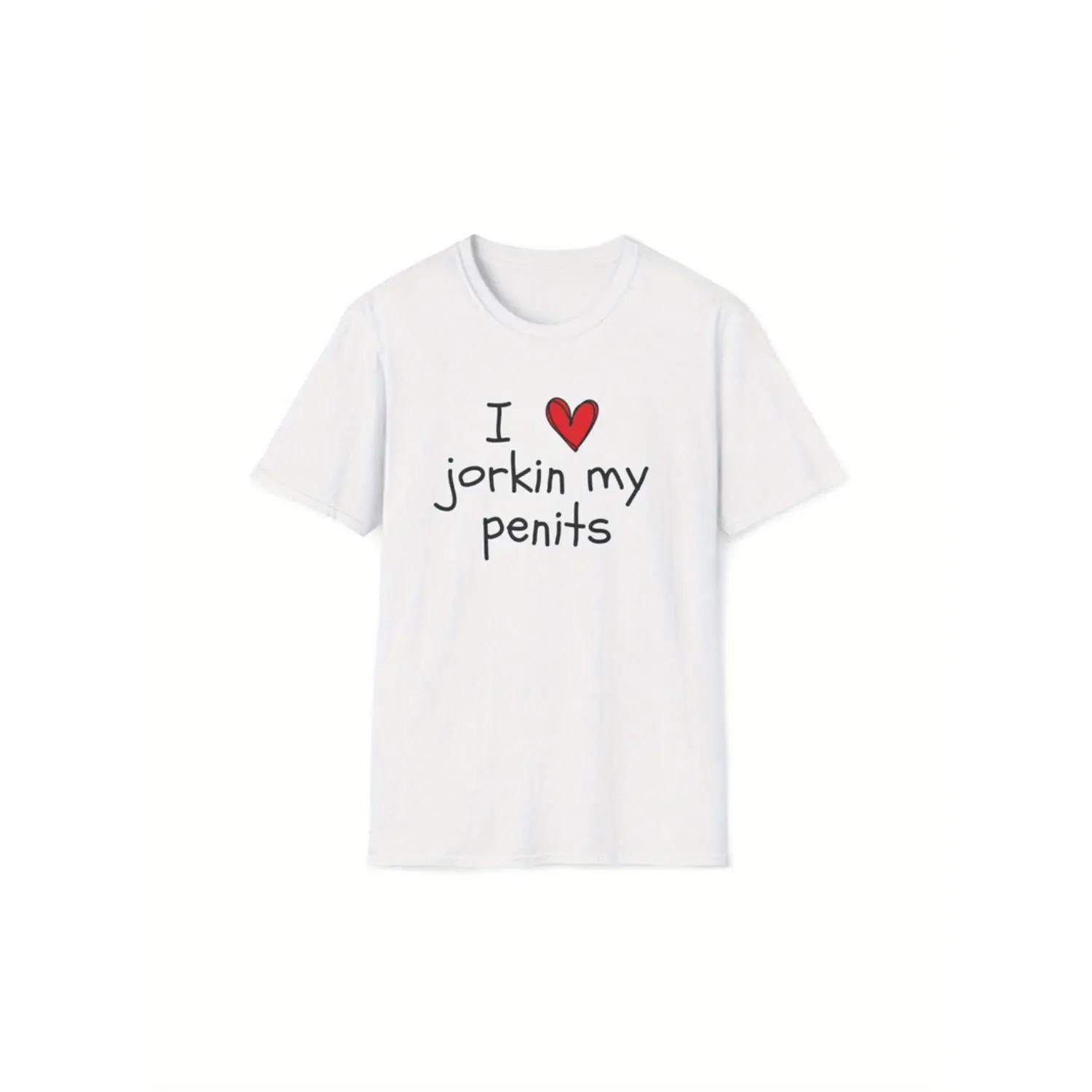 Unisex Short-Sleeve Round Neck T-Shirt, Funny I Love Jorkin My Penits Meme Gag Gift, Casual Streetwear Sports Top for Everyday Wear (Comfortable, Stylish), Shortsleeve, Tshirt