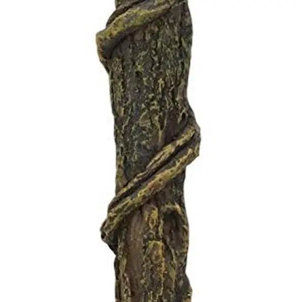 Ebros Merlin Greenman Magical Cosplay Magic Wand with Purple Orb, 14" Long Fantasy Home Decor, Ideal Halloween Party Gift