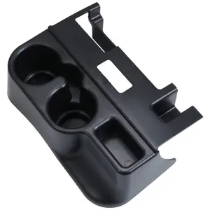 Center Console Armrest Add-on Cup Holder for 1999-2001 Dodge Ram 1500 2500 3500 Replaces SS281AZAA Car Interior Accessory console armrest add-on cup holder matte black center