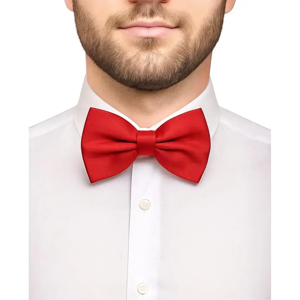 Bow Ties for Men - Men's Solid Pretied Bowties for Formal Wear - Adjustable Bow Tie - Bow ties for Woman
