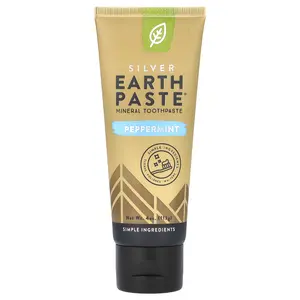 Redmond Silver Earth Paste®, Mineral Toothpaste, Peppermint, 4 oz (113 g)