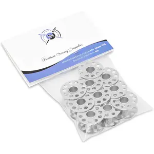 10 Pack Class 15 Metal Bobbins Made to Fit Singer Kenmore Brother Janome Sewing Machines
