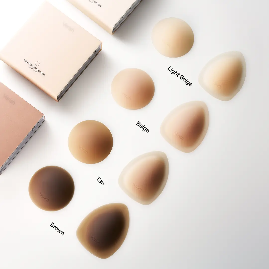 [VERISH] Round & Triangle Nipple Patch Cover Bundle