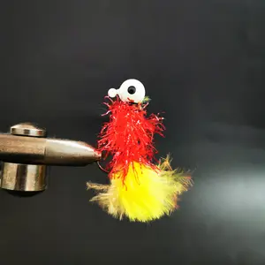Kylebooker 15pcs Fly Fishing Tinsel Chenille Crystal Flash Line Nymphal Bugs Scud Making Fly Tying Materials