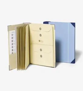 Accordion File Organizer - Life Binder for Important Documents, Passport, Birth Certificate, 3 Horizontal Pockets, 3 Vertical Pockets, 11" x 0.5" x 12", 1.39 lbs