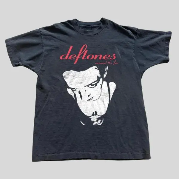 Deftones Around The Fur T-Shirt Alternative Metal Graphic Vintage Y2K 2000S T-Shirt