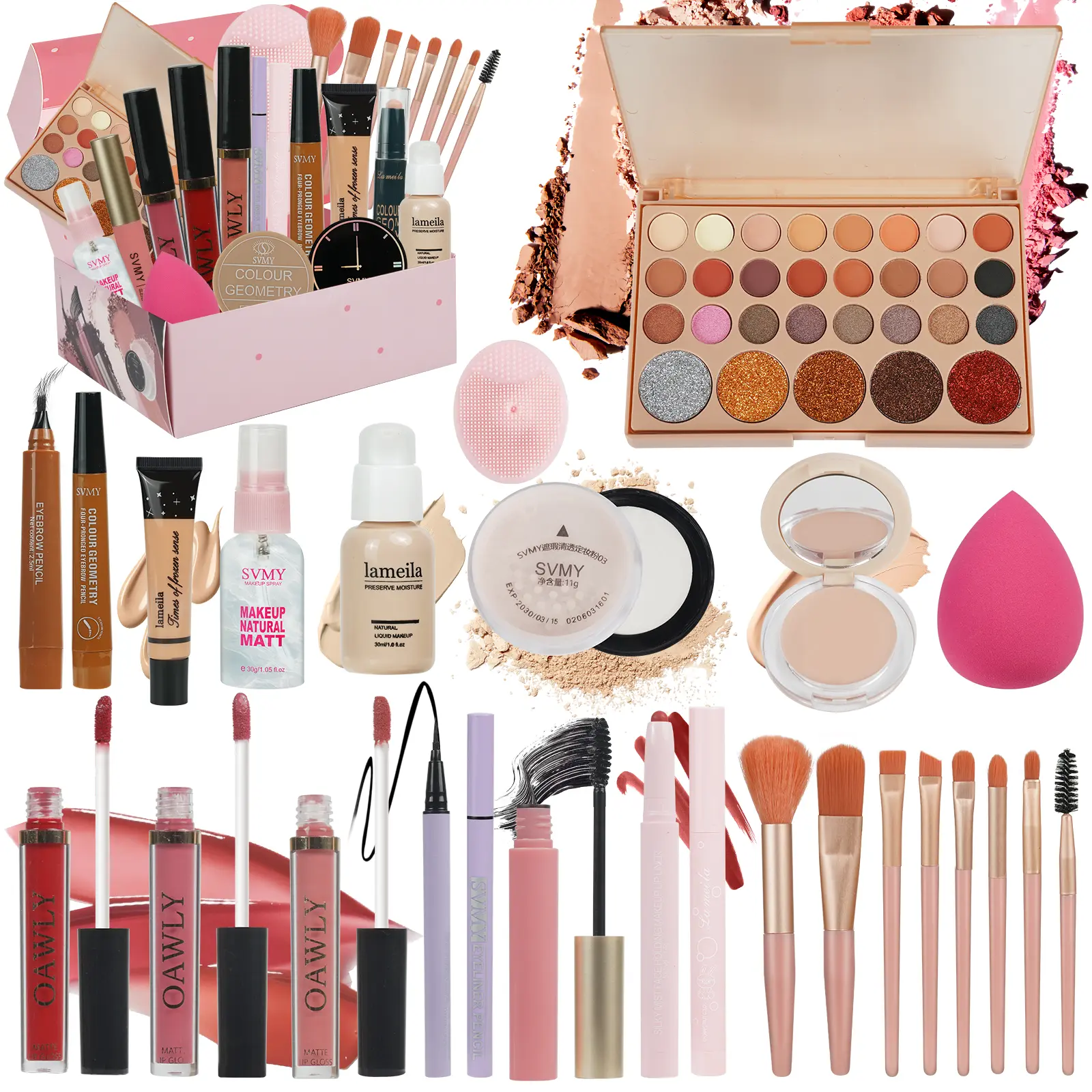 Makeup Kit for Teen Girls 14-16, Beginners Full Makeup Gift Set, Portable Travel Makeup Kit for Young Teenagers Girls