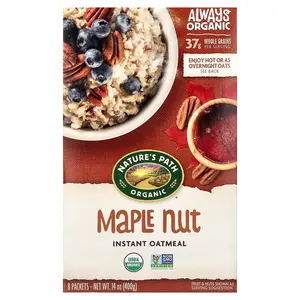 Nature's Path Organic Instant Oatmeal, Maple Nut, 8 Packets, 14 oz (400 g)