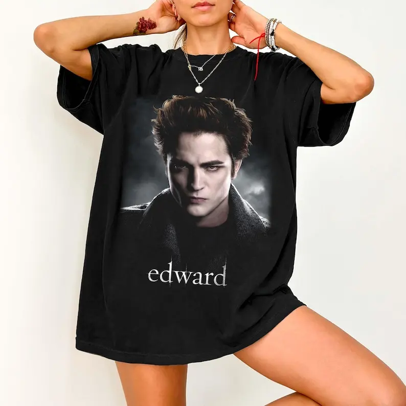 Edward Cullen T-Shirt/Sweatshirt, Zendaya Wearing Edward Cullen Shirt, Twilight Movie Tee