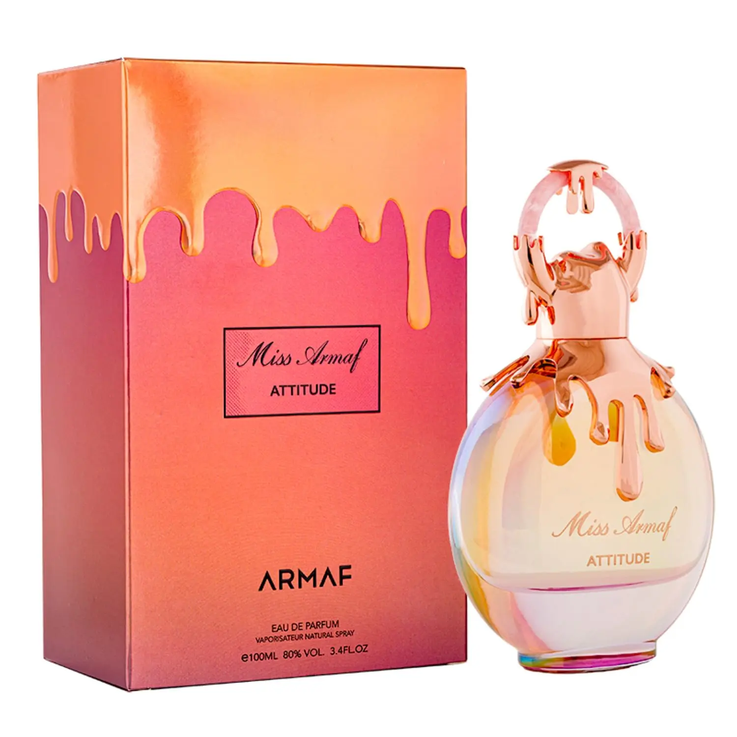 Women's Miss Armaf Attitude Regular Ed Eau de Parfum Spray - 3.4 fl oz Alcohol Base Fragrance by ARMAF, Apply Pulse Points for Adults