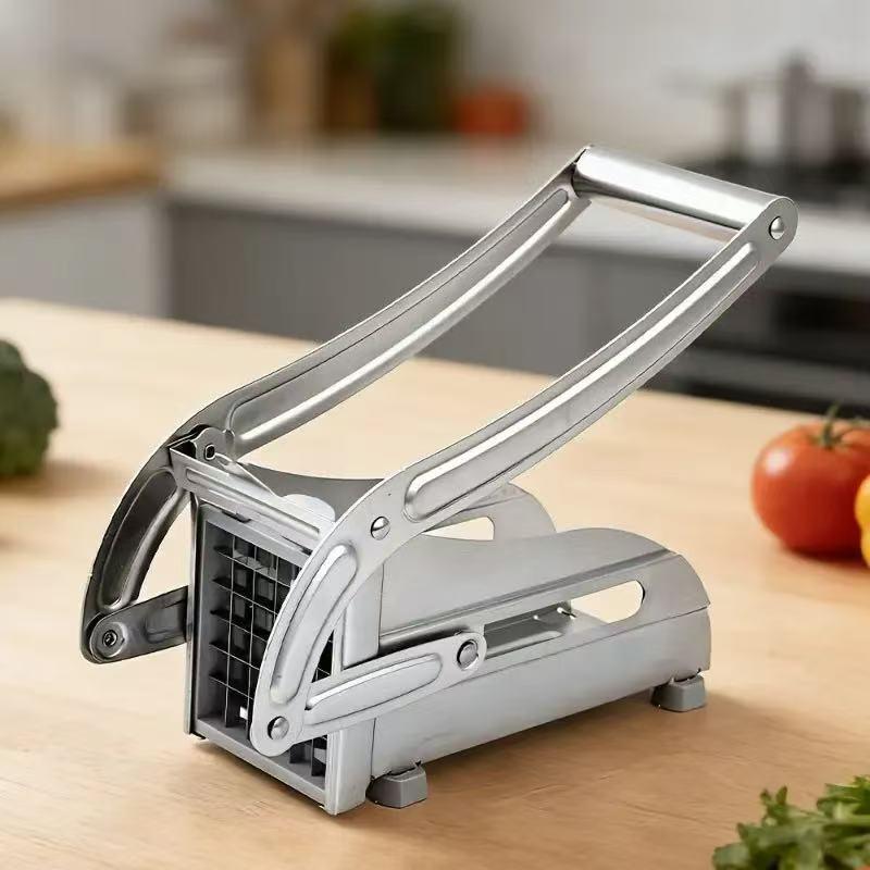 Multi-function kitchen chopping artifact stainless steel vegetable cutter French fries machine + onion vegetable shredder household essential