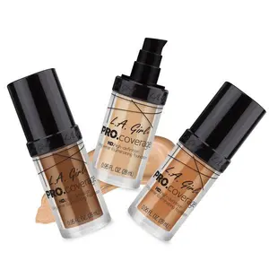 L.A. Girl PRO. Coverage HD. Long Wear Illumination Liquid Foundation (16 Shades) 0.95 FL. OZ. (28ml) - Cruelty Free & Vegan
