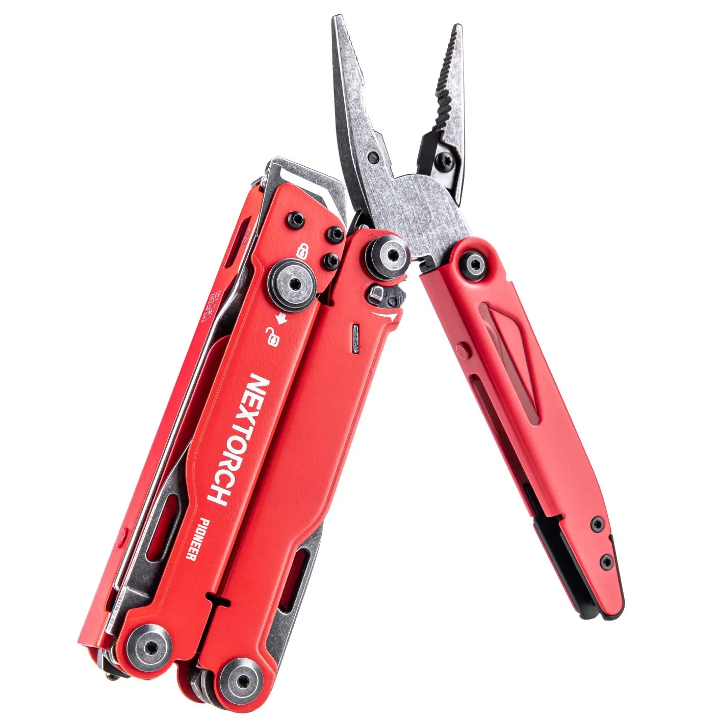 【USA】 NEXTORCH Pioneer MT20 15-in-1 Folding Multi-Tool - Heavy-Duty Construction, Hand Tools, DIY Repair Fishing Hunting Outdoor, Camping Gift, EDC Gift for Men