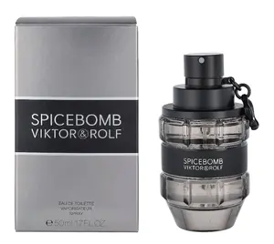 Viktor & Rolf Spicebomb 1.7oz Eau De Toilette for Men - 50ml Fragrance Spray Bottle with Classic Packaging Regular Edition