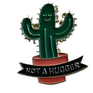 No Huggy the Cacti Pin