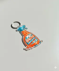Non Opalite Spray Bottle Acrylic Keychains, Fan Merch, Music Inspired Fan Merch, Singer Keychains