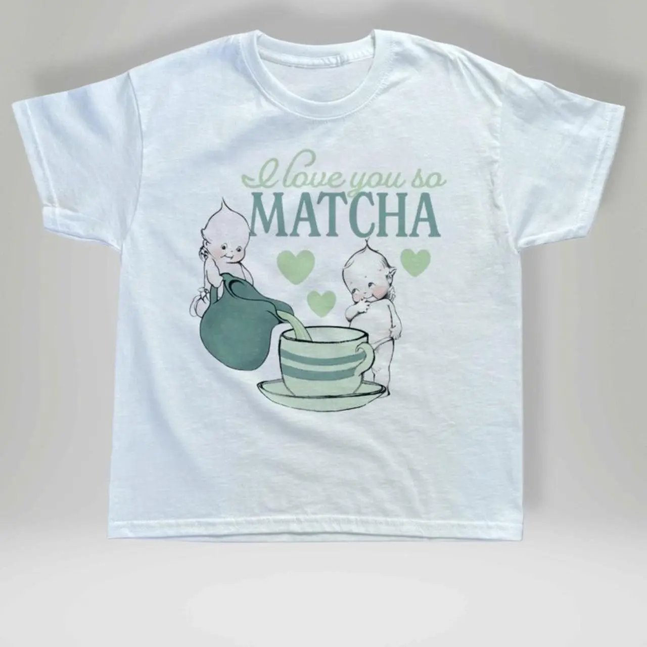 "I love you so matcha" baby doll T-shirt