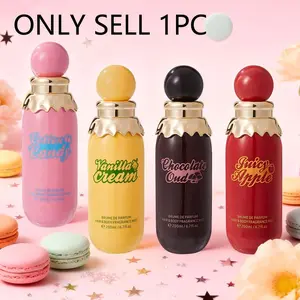 Cotton Candy Vanilla Chocolate Women's Body Perfume 200ML, Sweet Scent, Multiple Fragrances Available, Ideal for Dates, Parties, Gifts