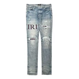 Amiri Serif Logo Jeans Clay Indigo