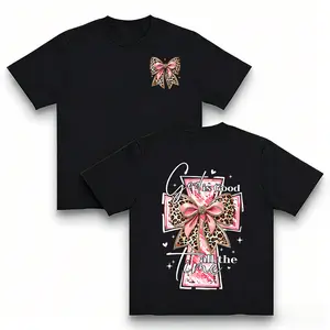 God Is Good All The Time Hoodie for Women Harajuku Aesthetic Graphic Watercolor Cross Coquette Bow Casual Long Sleeve Pullover Sweatshirts Womenswear