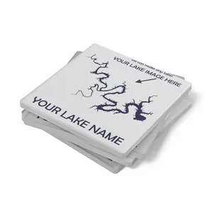 Custom Lake Soapstone Coaster