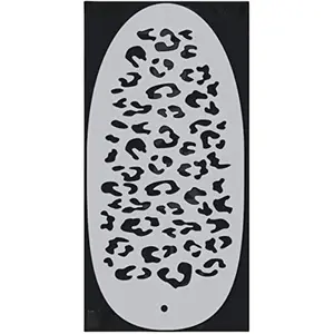 Stencil1FX - Leopard Spots Eye Makeup Stencil for Costumes, Dress Up, Halloween, Cosplay, Arts, Face Painting