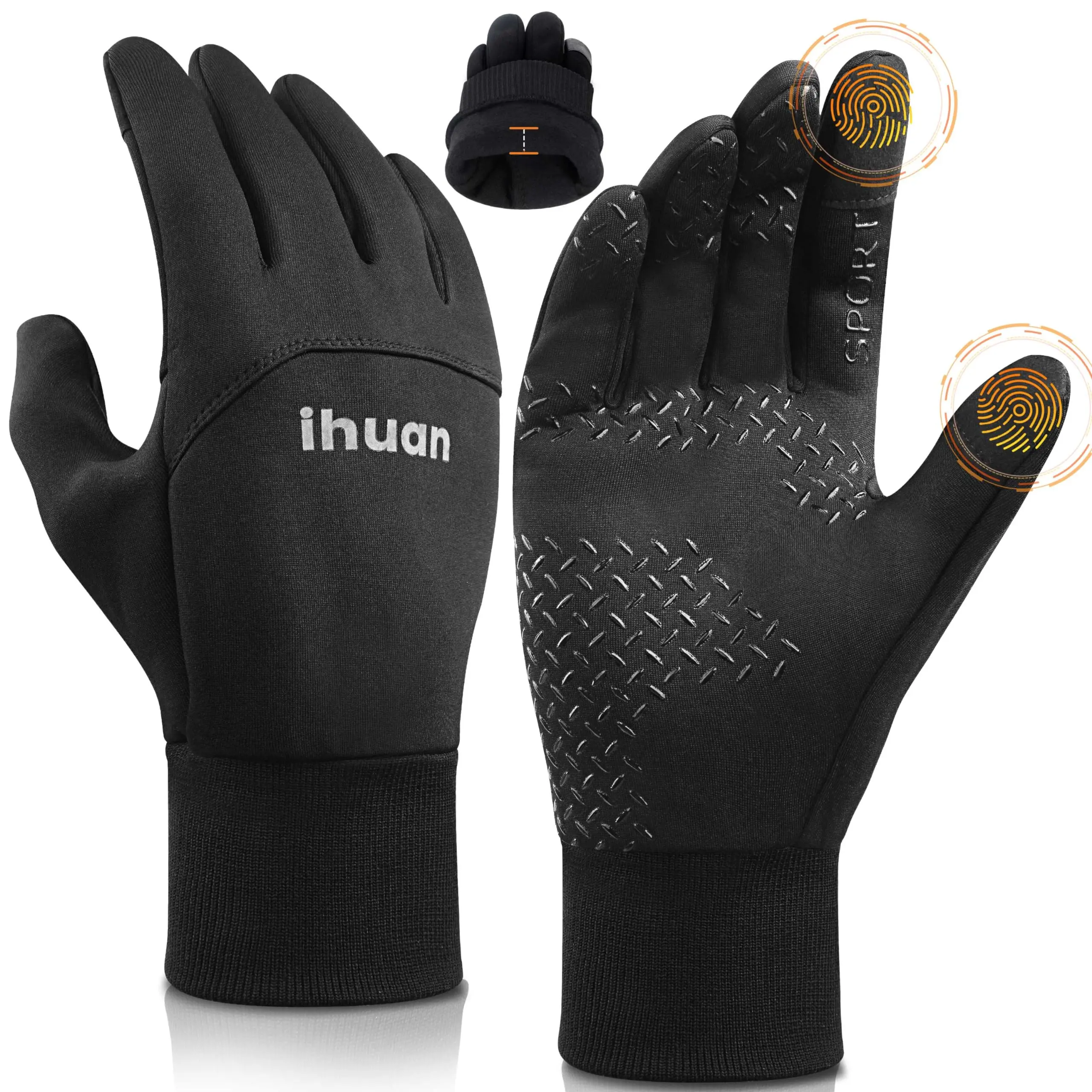 Winter Gloves For Men Women Waterproof Running Cycling Cold Weather  Thermal Warm Windproof Material And Touch Screen Finger Skiing Snow Driving Snowboarding