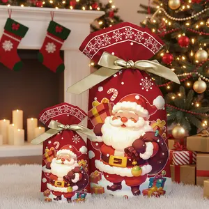 50PCS Christmas Gift Wrapping Set with Santa Design Gift Bags Perfect for Holiday Gifts Suction Cup Sponge Holder for Kitchen Sink sale 2023 2025 easy install kit glove clip work travel diode waterproof jewelry jar tray replaceable micro finger  hook styl