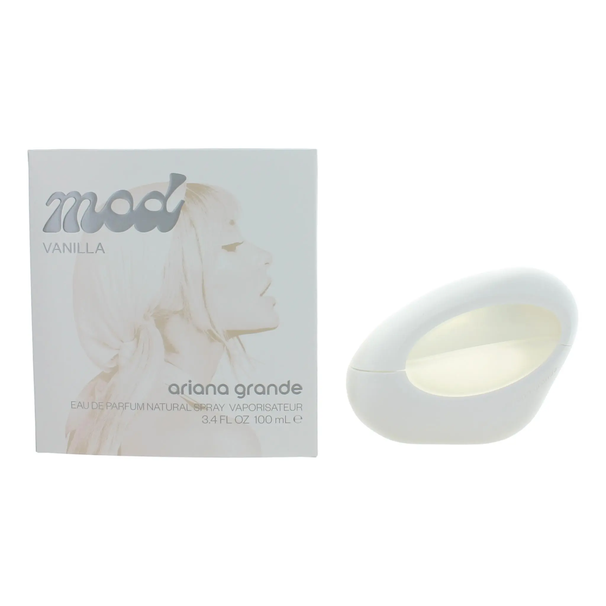 Ariana Grande Mod Vanilla Women's Vanilla Perfume - Minimalist, Clean Look, 3.4 oz (3 to 3.9 fl oz) EDP Spray with Box