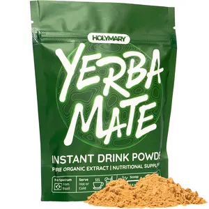 Yerba Mate Instant Tea Powder – 100% Pure & Natural | Unflavored, Non-Roasted, No Additives | Supports Energy, Focus, Immunity & Heart Health |