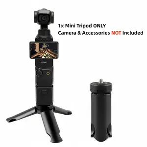 Ultra-Light Mini Tripod for DJI Pocket 3 & Xtra Muse Action Cameras 1/4" Standard Screw Pocket-Sized Stand with Silicone Anti-Scratch Pad Load Capacity 5.5LBS (Only 1.06 oz)