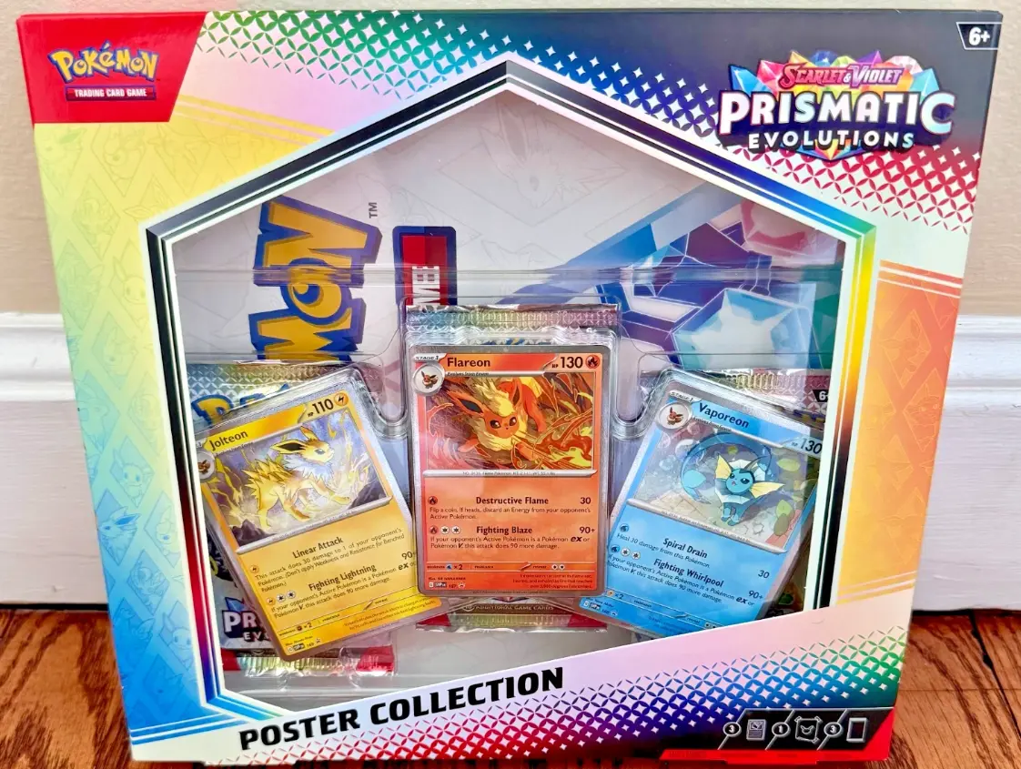 Pokemon Prismatic Evolutions Poster Collection