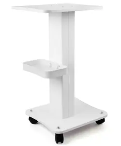 Beauty Salon Trolley Cart,3-Tier Aluminum Salon Spa Esthetician Cart Stand with 360° Swivel Wheels,Load Capacity 135lbs Beauty Rolling Cart with Storage Tray