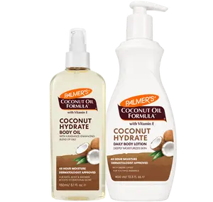 Palmer's Coconut Oil Body Lotion and Body Oil Skin Care Bundle Body Care Moisture  Smooth Radiant Moisturize Hydrating Moisturizer