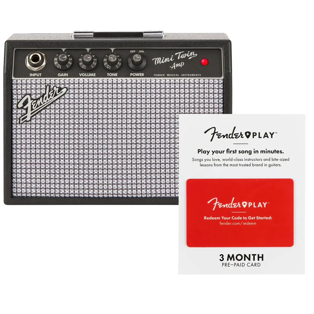 Fender Portable Compact '65 Twin Audio Amplifier, Bundled with 3-Month Prepaid Play Card