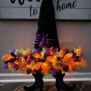 Halloween Witch Hat with Lights