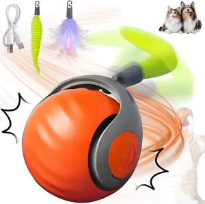 Interactive Automatic Cat Toy Ball  | Smart Moving Toy for Active Cats
