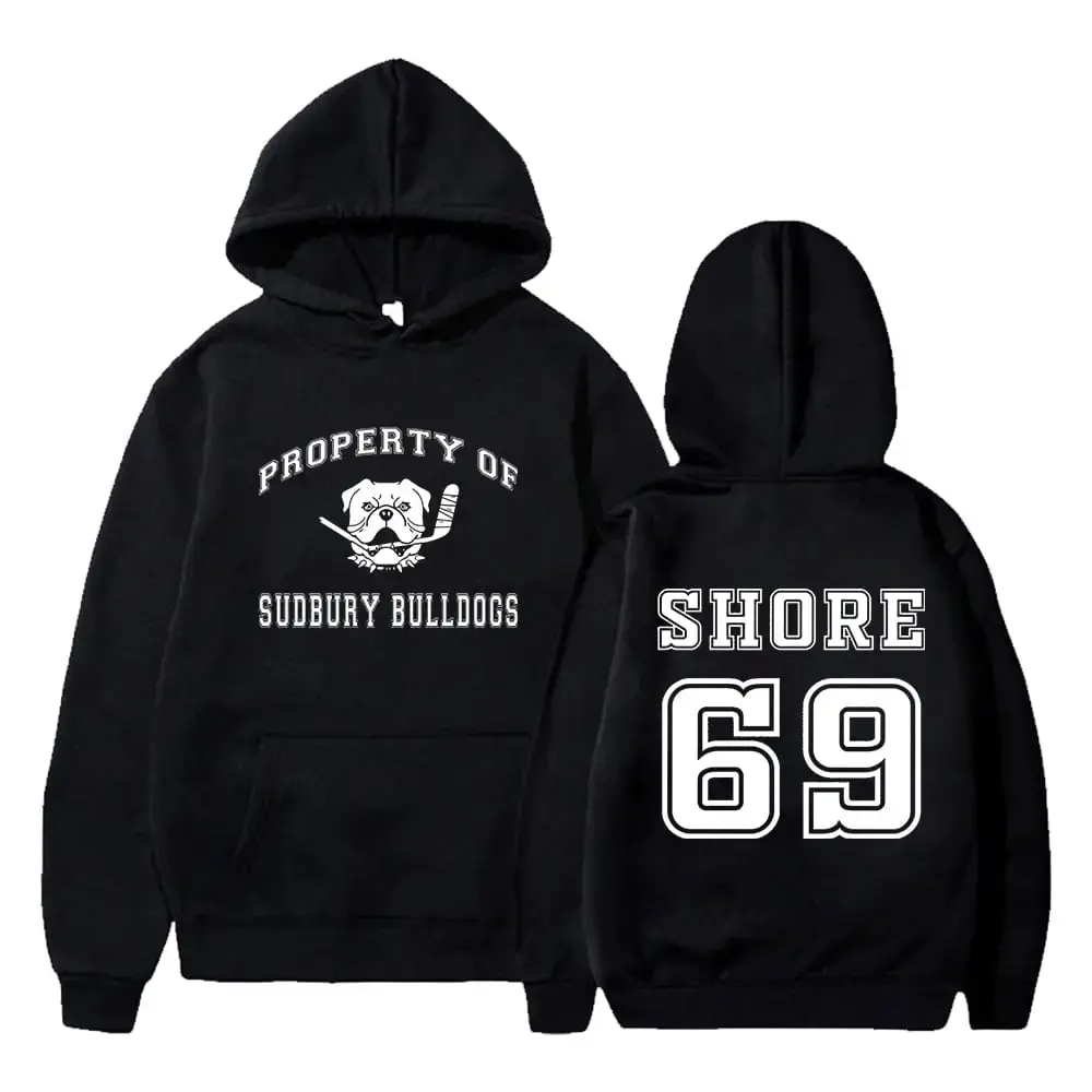 Men's Shoresy 69 Sudbury Blueberry Bulldogs Graphic Hoodie - Soft Ribbed Fabric Long-Sleeve Tops, Unisex Casual Classic Layer, Ideal Birthday Holiday Gift, Cotton, Unisex Fit, Sports, Street, Jeans, Shirt