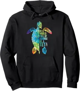 In A World Full Of Grandmas Be A Teta Arabic Syrian Grandma Pullover Hoodie - Autumnsc Shop 90B0DJ9CWLVR