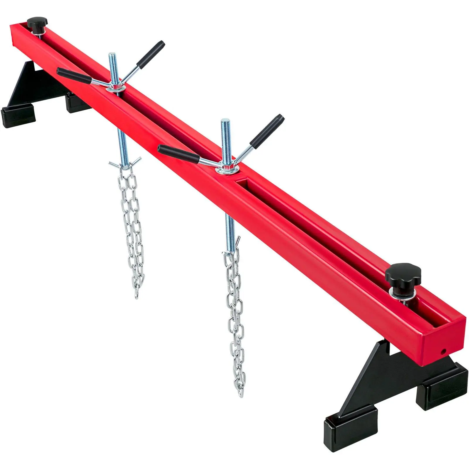 【Summerfinds】VEVOR Engine Support Bar 1100 Lbs Capacity Engine Transverse Bar Engine Hoist 2 Point Lift Holder Hoist Dual Hooks, Engine Hoist Keeps Engine Stable for Home Garages & Auto Repair Shop
