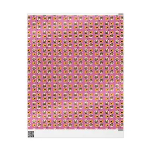 Pink Cat Wrapping Paper