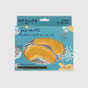 8 Pairs | Eyes On ME | Radiance Under Eye Jellies Pads Skin Care Mask Green Tea Comfort