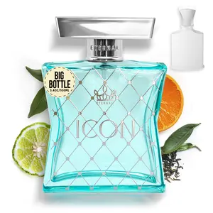 Eternal Icon - Inspired by Iconic Bergamot Green Tea Perfume - 3.4 oz (100ml) - EDP - Long-lasting - Clean Ingredients - Unisex Perfume for Men and Women - 2000 sprays per bottle