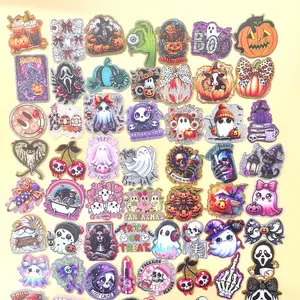 30pcs Random Pretty Halloween Acrylic Flatback for Halloween Gifts DIY Craft