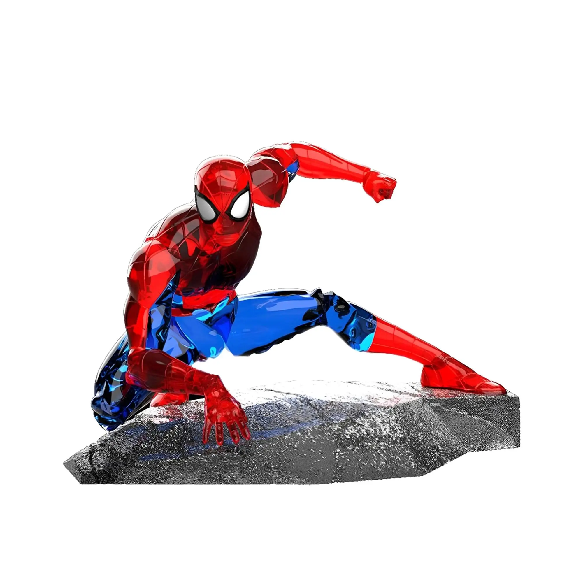 Marvel Spider-Man 33-Piece 3D Crystal Puzzle, Sleek Decorative Toy for 12 Years Above, Mind-Delighting Game for Toys & Hobbies Enthusiasts
