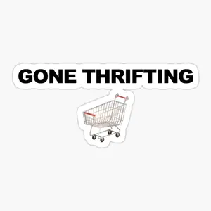 Gone Thrifting Sticker ZCI