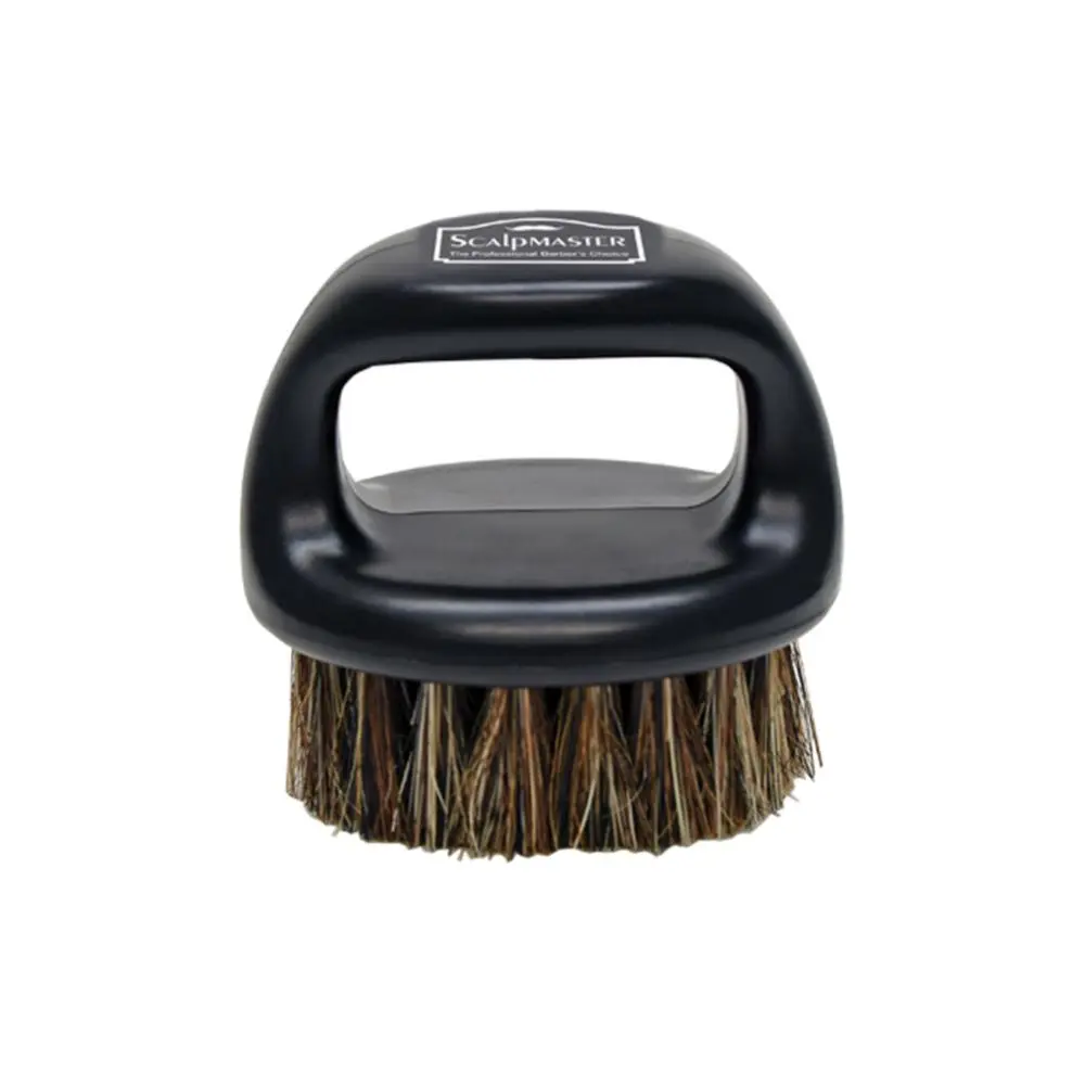 Scalpmaster Boar Bristle Hairbrush - Professional Multi-Use Hair Grooming Brush with Ergonomic Flexible Grip, Detangling & Beard Shape Tool for Beauty & Personal Care Haircare & Styling Needs, Anti-Snagging Hair Brushes & Combs